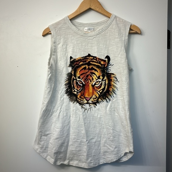 Stewart Simmons The water color tiger tank top size small - Picture 4 of 8